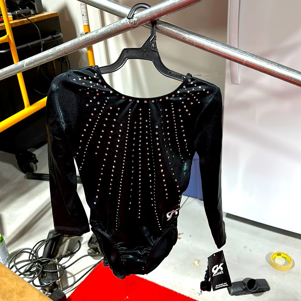 Black Gymnastics Leotard